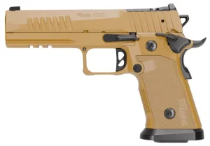 SIG SAUER P211-GT5 COYOTE 9MM PISTOL 5" COY TAN 2-21RD, 1-17RDRD MAGS