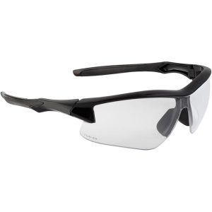 Howard Leight UVEX Acadia Shooting Glasses Black with Clear Lens