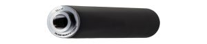 INLAND I-CAN II 7.5" Stainless Steel Black Ceramic 9mm Suppressor, 1/2x28 direct thread base