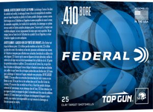 FEDERAL TOP GUN 410 2.5" 1/2OZ - #9 1330FPS 250RD CASE LOT