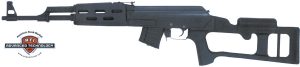 ADV TECH AK FIBERFORCE STOCK - BLACK MATTE