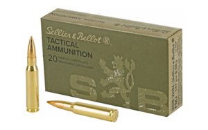 S&B 308WIN 147GR FMJ 20/500
