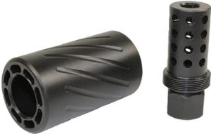GUNTEC AR 300 BLACKOUT MUZZLE - COMP & QD BLAST SHIELD