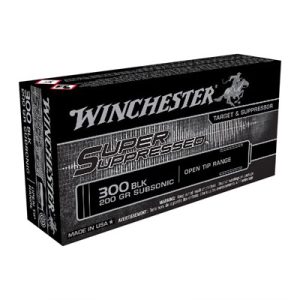 SUPER SUPPRESSED 300 AAC BLACKOUT 200GR OPEN TIP 20/BOX