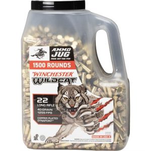 WILDCAT 22 LONG RIFLE 40GR DYNAPOINT COPPER PLATED 1,500/JUG